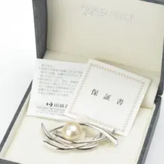 極美品 TASAKI ブローチ マベパール パール幅13.0mm 重さ5.8g