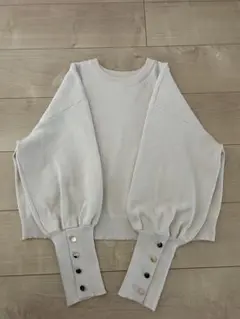 w closet ダブルクローゼット バルーンスリーブ ニットのサムネイル