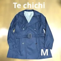Te chichi ネイビー　トレンチコート　 Mサイズ　美品　試着のみのサムネイル