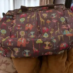 なかなかありそうでない動物柄レスポートサック☆マザーズショルダー兼ボストン