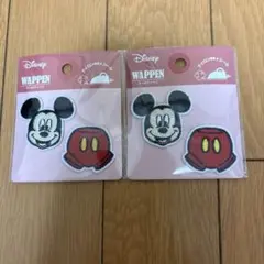＜ミッキー＞シールワッペン2P 2個