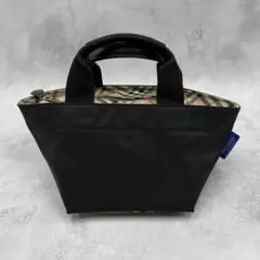 BURBERRY BLUE LABEL 舟型 ミニ トートバッグ ノバチェック