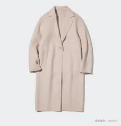 ダブルフェイスロングコート　ユニクロ