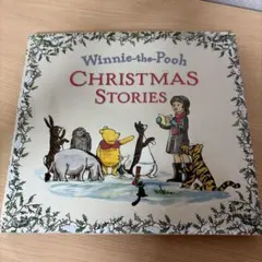 美品！ディズニー　プーさん　英語の絵本　クリスマス　透明カバーつき