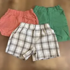【セット】パンツ 3点セット　ショートパンツ　90サイズ