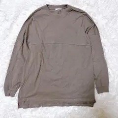 【美品】FREAK’S STORE ビッグシルエット ロンT グレージュ 春秋