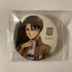 進撃の巨人 リヴァイ アニカフェ 缶バッジ