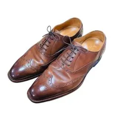 美品⭐︎ステファノブランキーニ ウィングチップ ビブラムソール ブラウン 7 美品⭐︎ステファノブランキーニ ウィングチップ ビブラムソール