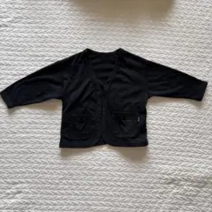 BREEZE カーディガン ベビー キッズ 黒 ブラック