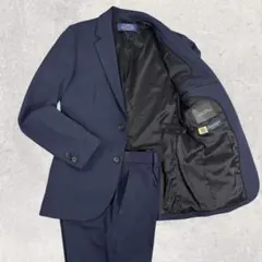 ナノユニバース ダメリーノ セットアップ キャリーマン 紺 S スーツ 完売品