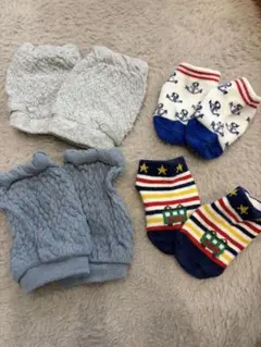 【ミキハウス】ベビー靴下 11-13cm レッグウォーマー西松屋セット