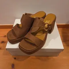 Le Talon GRISE サンダル ブラウン 24.5cm