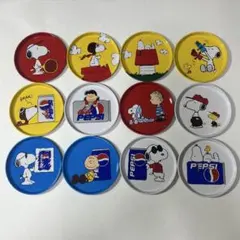 ペプシ スヌーピー PEANUTS コースターコレクション 12枚 コンプリート