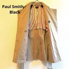 ポールスミスブラック トレンチコート ダブルブレスト ベージュ