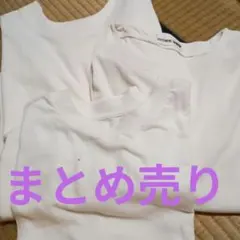 ホワイトTシャツ ☆チュニック３点セット