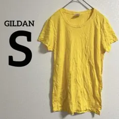 ギルダン 半袖Tシャツ ヘビーコットン イエロー【S】無地 クルーネック 黄のサムネイル