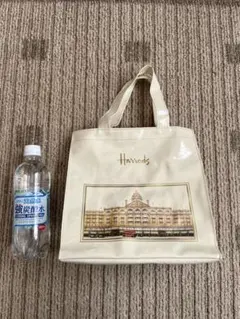 ハロッズ　トートバッグ　ロンドン柄