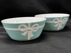 【USED】Tiffany ブルーボックス　ボウル　鉢　14cm 2Pのサムネイル
