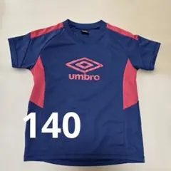 umbro 子供Tシャツ 140 ネイビー　半袖　サッカー　トレーニングのサムネイル