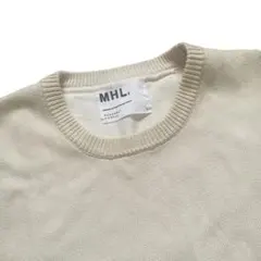 MHL. コットンニットベスト アイボリー L マーガレットハウエルのサムネイル