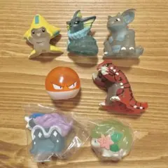 ポケモンキッズ 指人形 クリアバージョン 7点セット