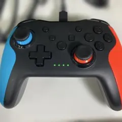 ワイヤレスコントローラとJoy-Con（R）ネオンレッドと(L)ネオンブルー
