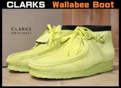 新品　Clarks Wallabee Boot Lime (UK7.5　併