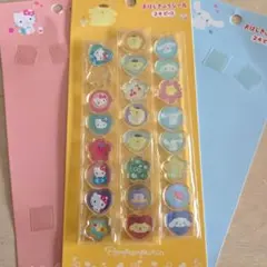 サンリオ おはじきふうシール キティ/ポムポムプリン/シナモロール おすそ分け！