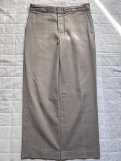 80s~90s Dickies USA製 ベージュ TALONジップ アメカジ