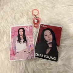 TWICE THIS IS FOR チェヨン　クリアトレカ・めじるしアクセサリー