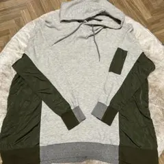 LIME.INK ライムインク POLPO ビッグパーカー　ゆるだぼ　異素材