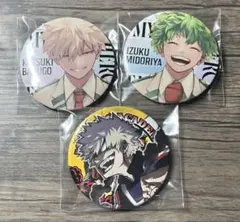 ヒロアカ 缶バッジ 緑谷出久 爆豪勝己