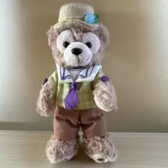 未使用 ダッフィー　ぬいぐるみバッジ