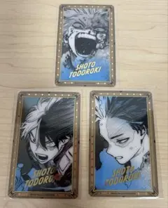 僕のヒーローアカデミア クリアカード セット。