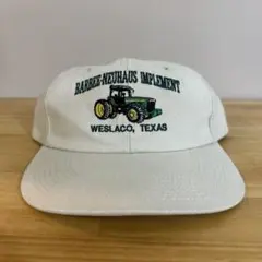 希少 90s デッドストック ヴィンテージ キャップ 企業ロゴ トラクター