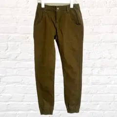 ラル ワークパンツ 裾絞り カジュアル ウエストゴム アウトドア ユニセックス