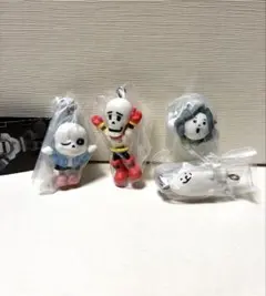 UNDERTALE つまんでつなげてマスコット　サンズ　パピルス　テミー　犬