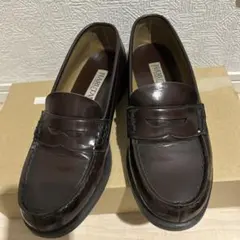 ハルタ　茶色ローファー