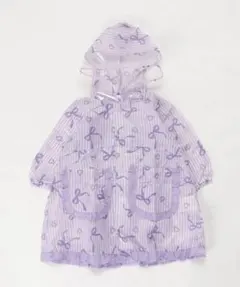 レインコート　キッズ　120 kids foret　女の子　収納袋付きのサムネイル