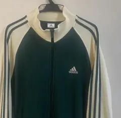 adidas トラックジャケット ダークグリーン　緑