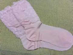 新品　キワンダ　フリル　ソックス　ピンクのサムネイル