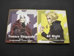 ヒロアカ　死柄木弔　オールマイト　ミニ色紙