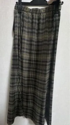チェック柄ロングスカート サイズ36 nano universe
