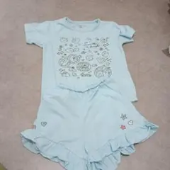 半袖　すみっコぐらし ベビーパジャマ 120 水色