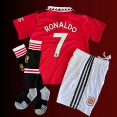 《140サイズ》 クリロナ マンU 襟タイプ サッカー ユニフォーム 新品