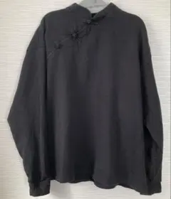 earth music＆ecologyらんま1/2チャイナプルオーバースウェット