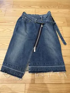 Sacai 18ss デニムスカート - メルカリ