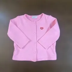 【美品】MIKI HOUSE ピンク カーディガン