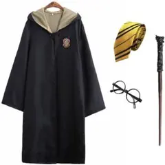 【4点セット】ハリーポッター コスプレローブセット ハッフルパフ