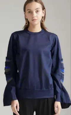toga pulla ネイビーニット